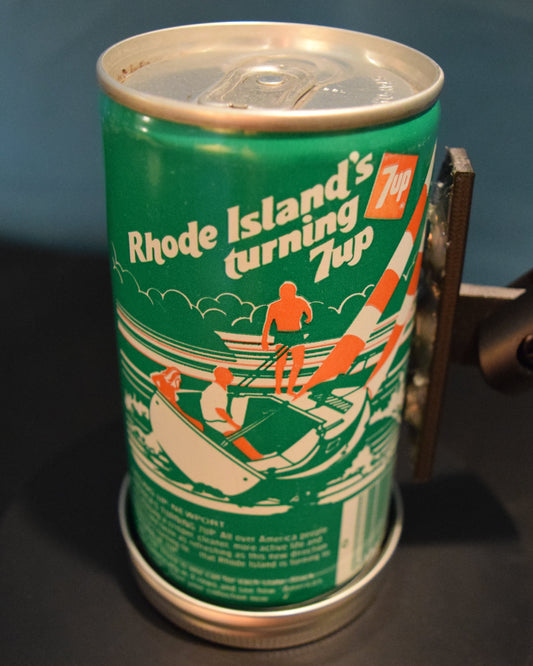 Lo Fi Soda Can Microphone - 50 States 1976 7Up Rhode Island