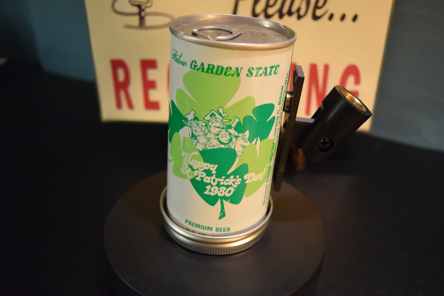 Lo Fi Beer Can Microphone - Bilow New Jersey, 1980 St. Patrick's Day