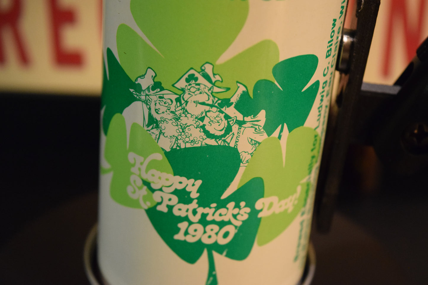 Lo Fi Beer Can Microphone - Bilow New Jersey, 1980 St. Patrick's Day