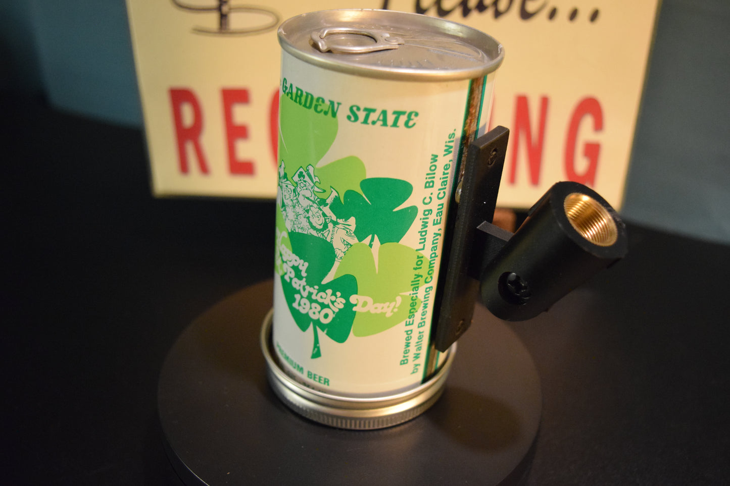 Lo Fi Beer Can Microphone - Bilow New Jersey, 1980 St. Patrick's Day