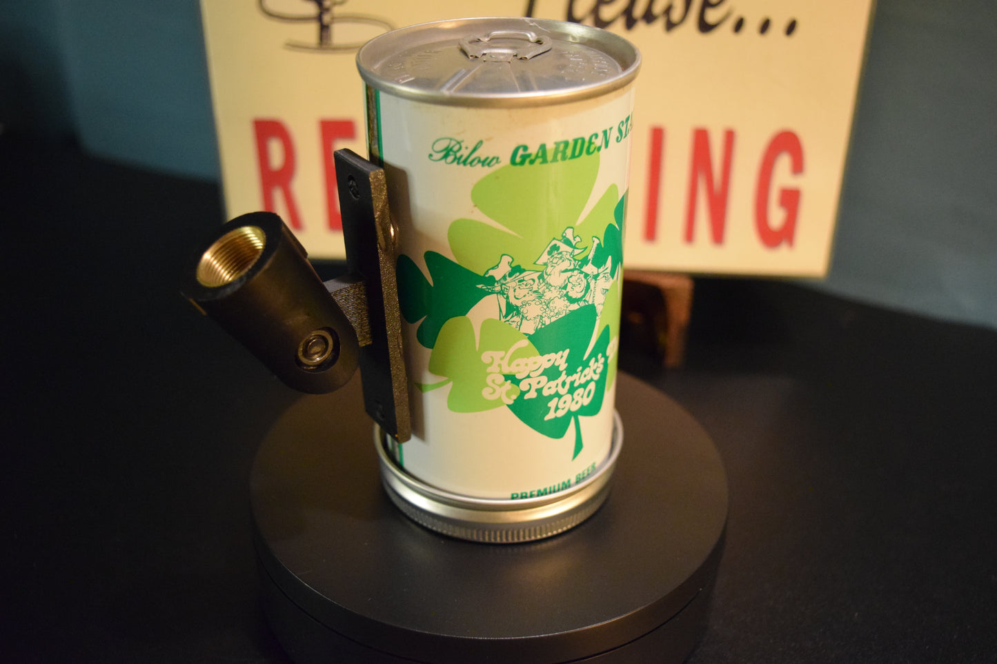 Lo Fi Beer Can Microphone - Bilow New Jersey, 1980 St. Patrick's Day