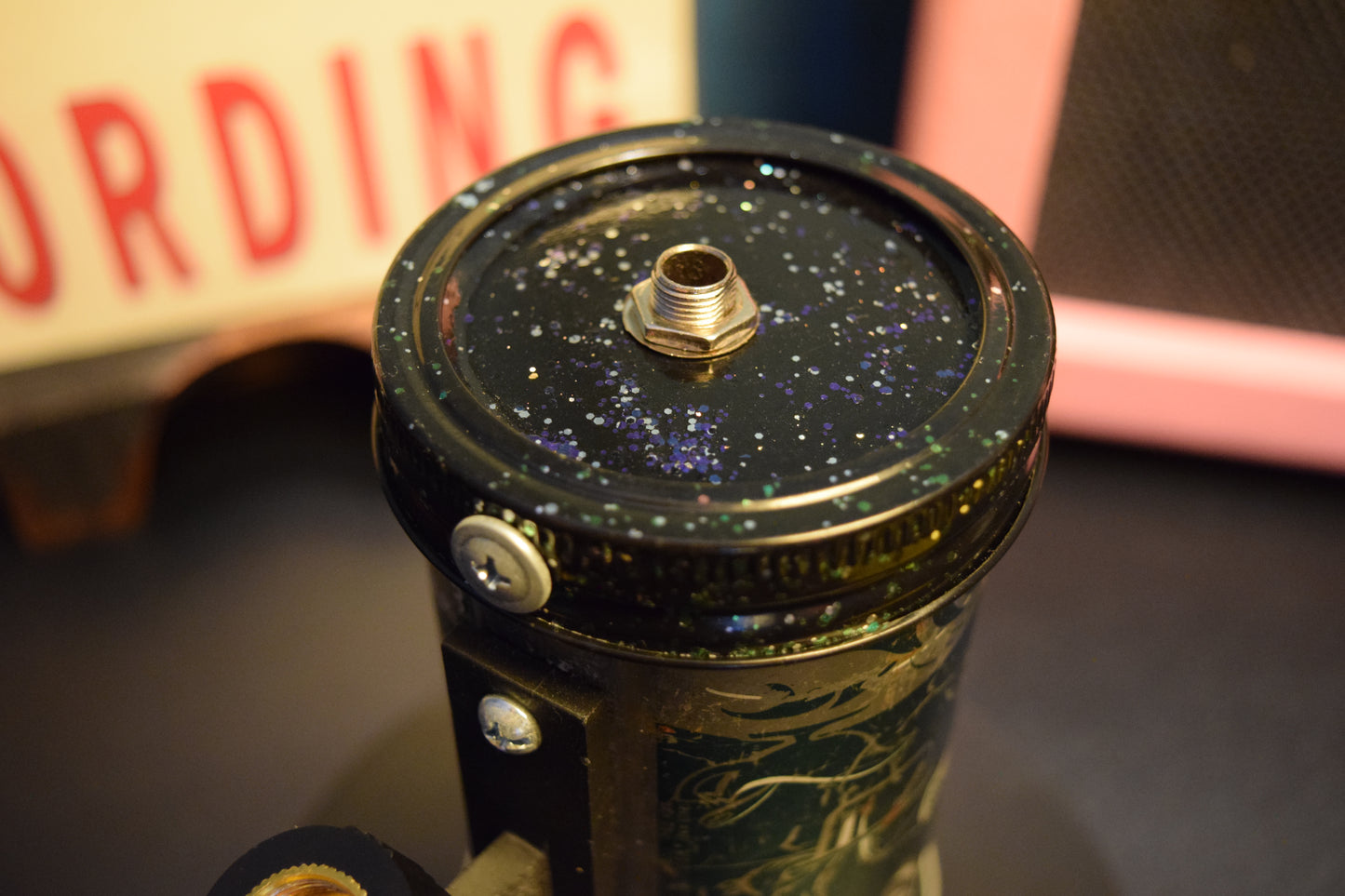 Lo Fi Beer Can Microphone - 1950s Boeing Wind Tunnel Rainier, Green Chef's Menu