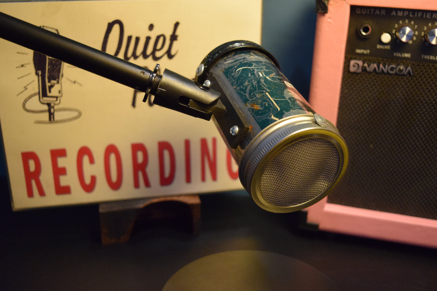 Lo Fi Beer Can Microphone - 1950s Boeing Wind Tunnel Rainier, Green Chef's Menu