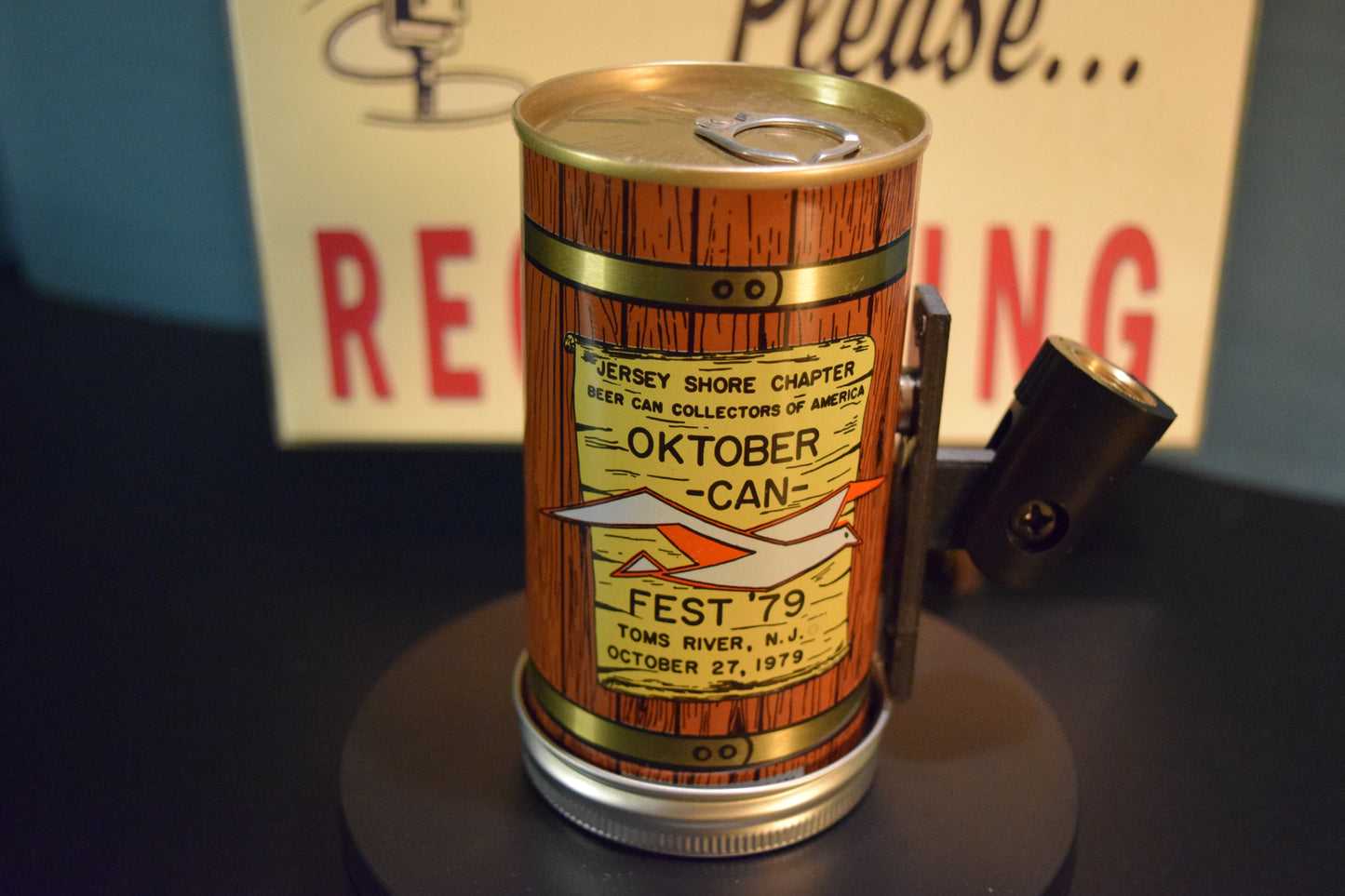 Lo Fi Beer Can Microphone - 1979 Jersey Shore Oktoberfest