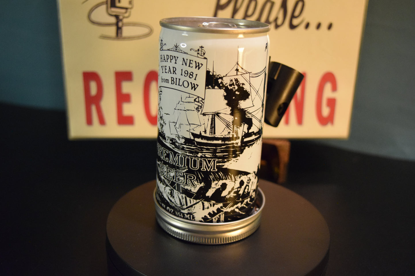 Lo Fi Beer Can Microphone - Bilow New Jersey, 1981 Happy New Year Ocean and Ships