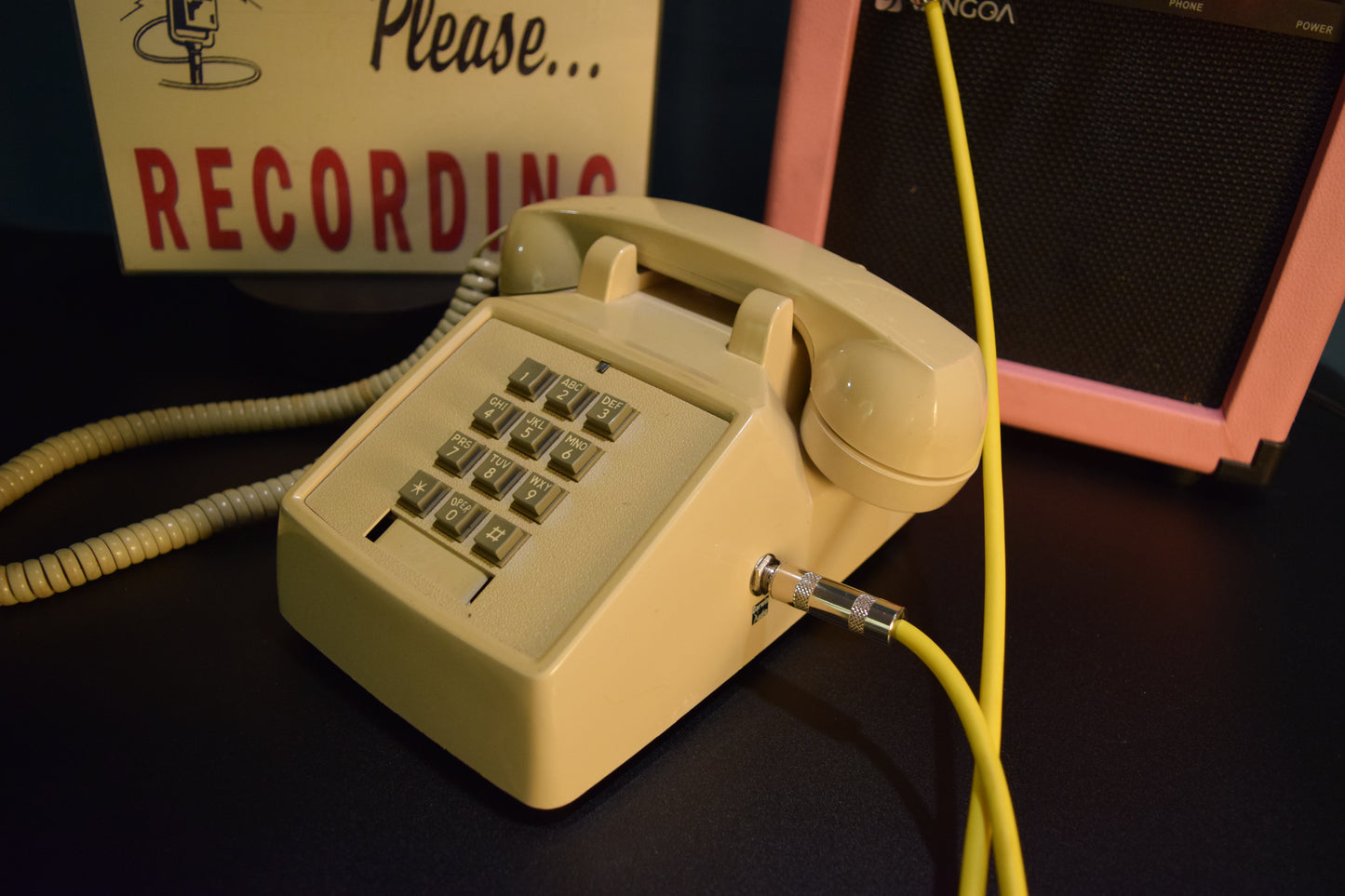 Telephone Microphone - Cortelco 2500 Taiwan Beige