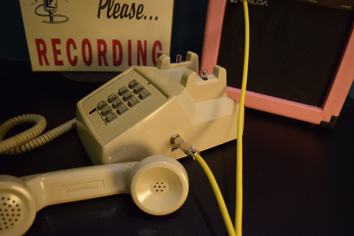 Telephone Microphone - Cortelco 2500 Taiwan Beige