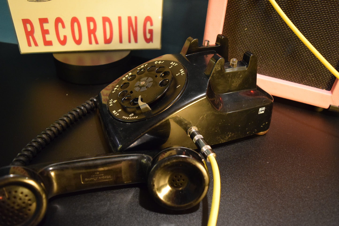 Telephone Microphone - Western Electric 500 Black