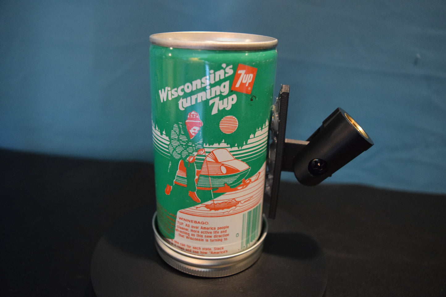 Lo Fi Soda Can Microphone - 50 States 1976 7Up Wisconsin