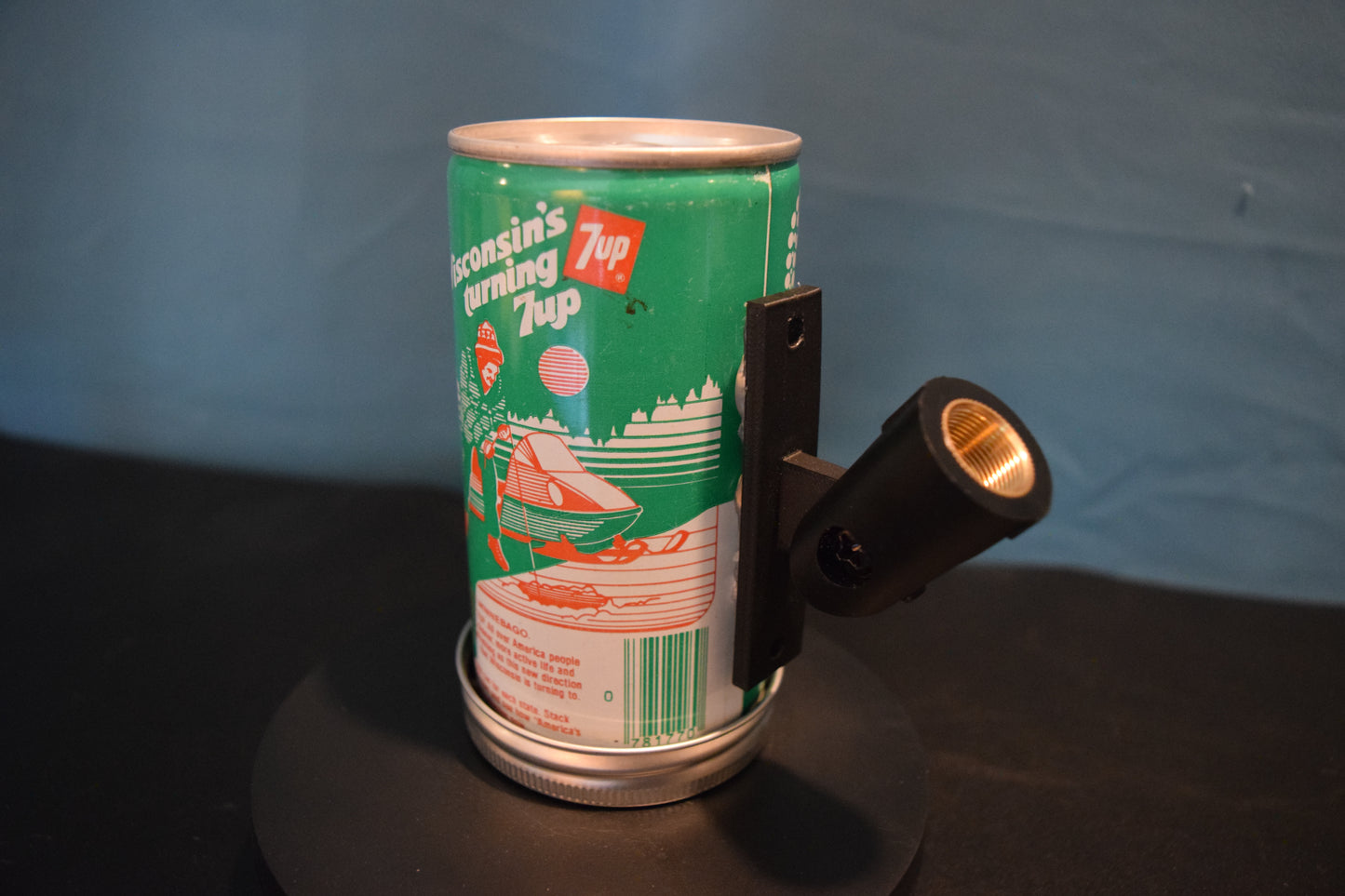 Lo Fi Soda Can Microphone - 50 States 1976 7Up Wisconsin