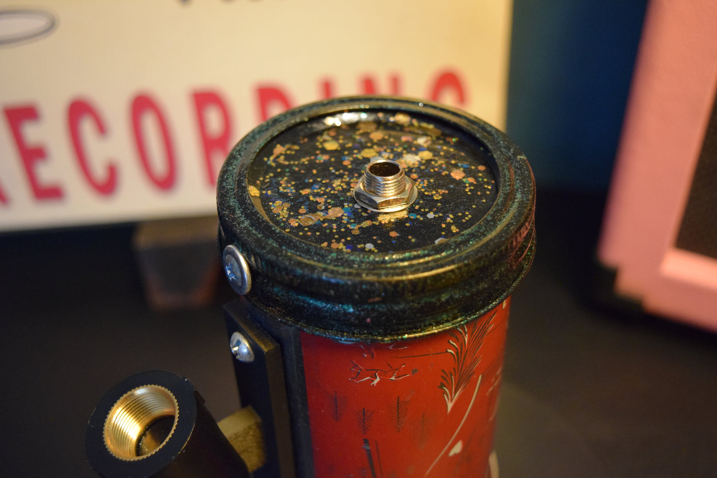 Lo Fi Beer Can Microphone - 1950s Boeing Wind Tunnel Rainier, Red Parks and Recreation