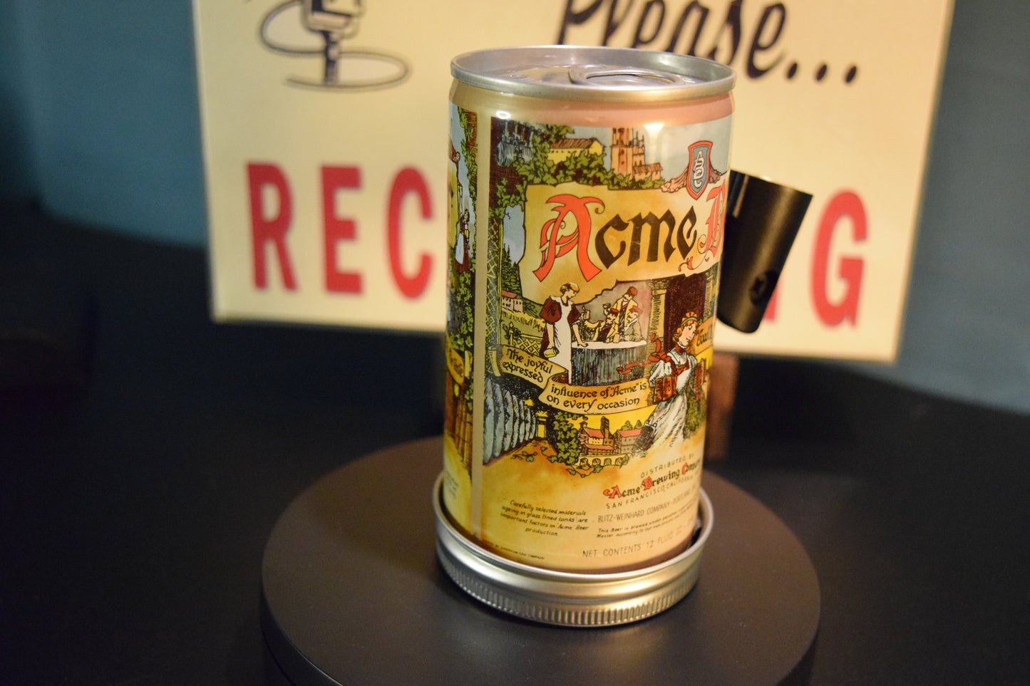 Lo Fi Beer Can Microphone - Acme Beer