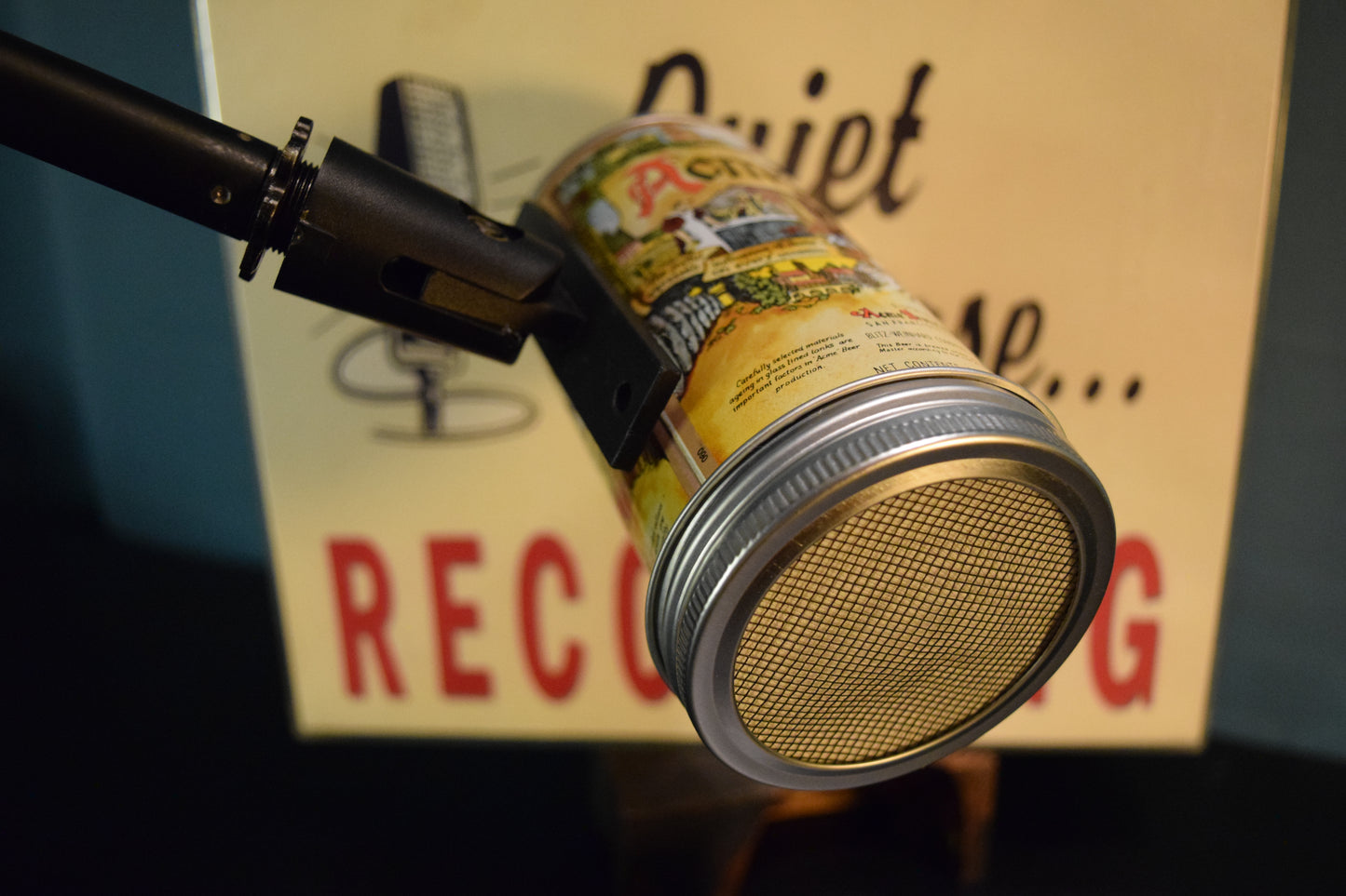 Lo Fi Beer Can Microphone - Acme Beer