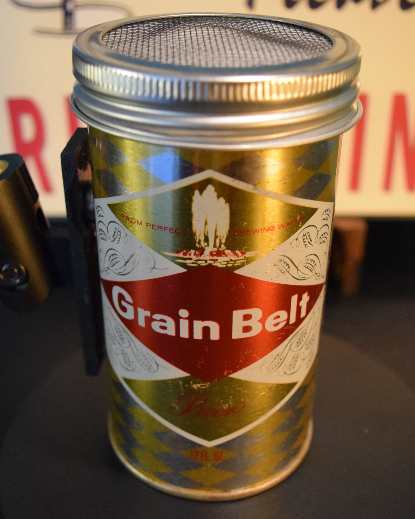 Lo Fi Beer Can Microphone - Grain Belt