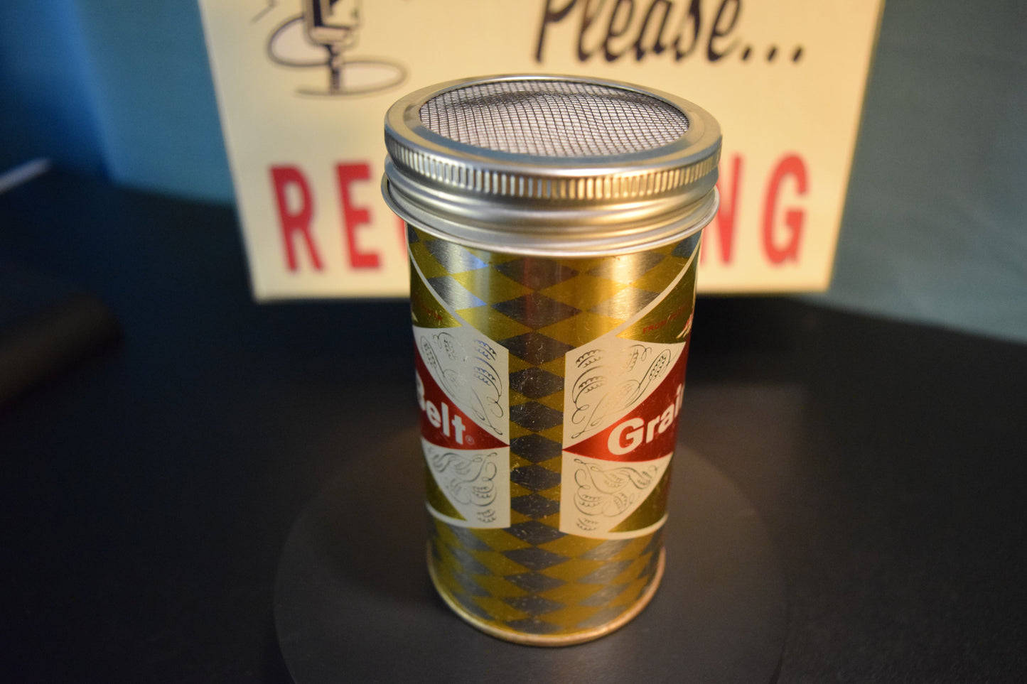 Lo Fi Beer Can Microphone - Grain Belt