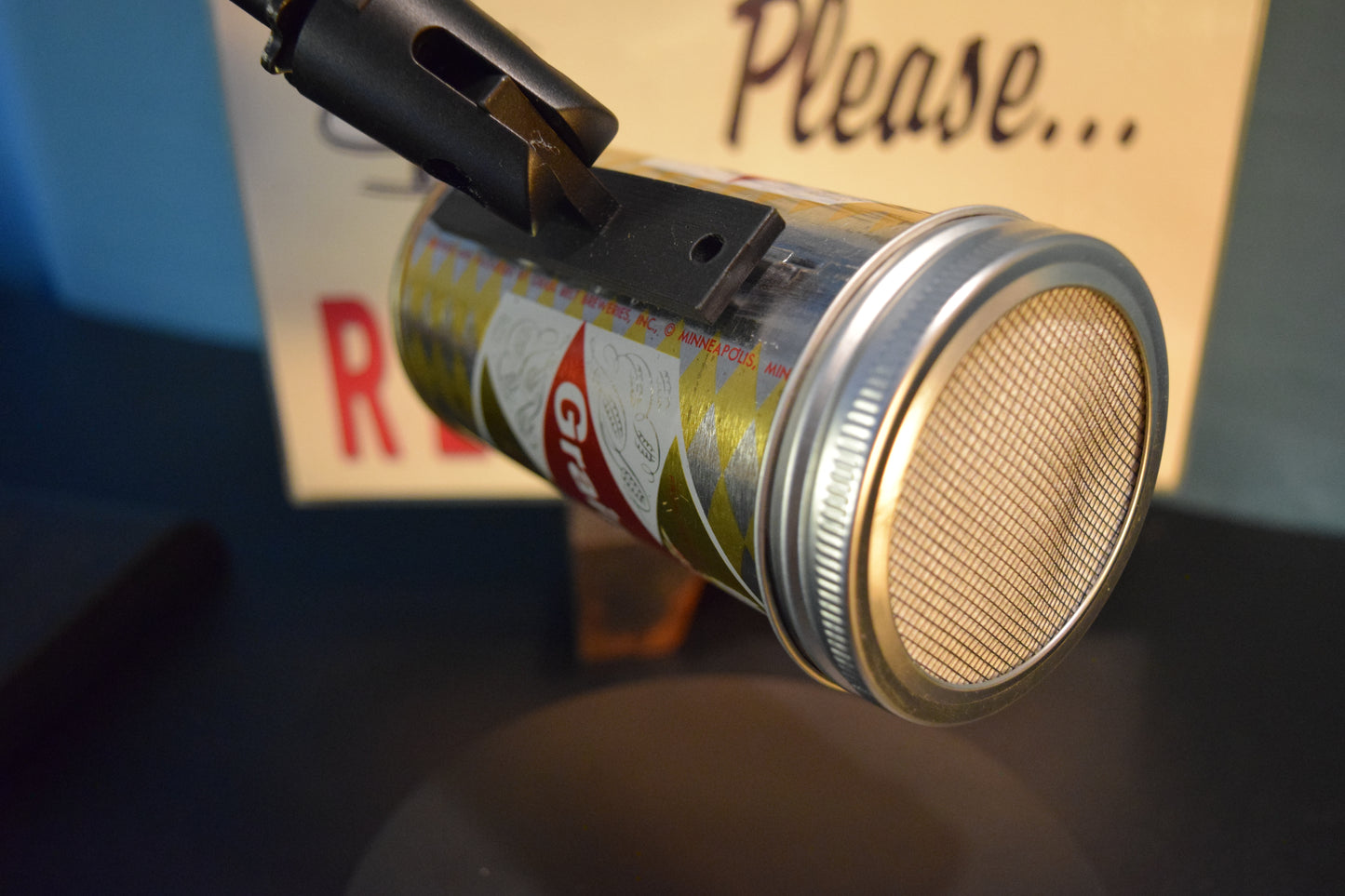 Lo Fi Beer Can Microphone - Grain Belt