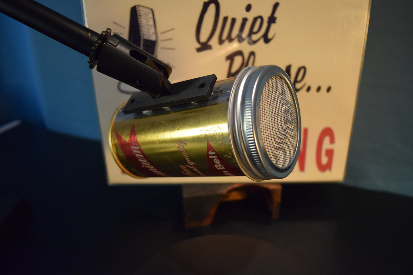 Lo Fi Beer Can Microphone - Grain Belt Premium