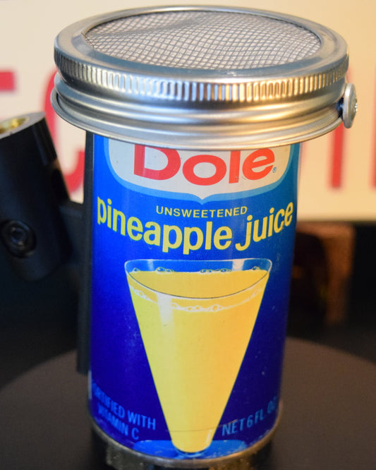 Lo Fi Steel Can Microphone - Tiny 6oz Dole Pineapple Juice