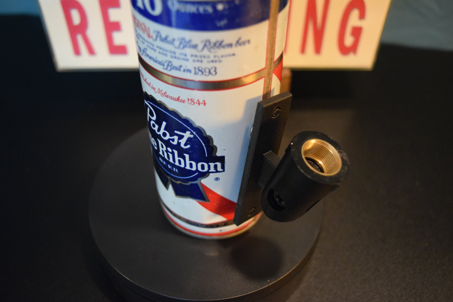 Lo Fi Beer Can Microphone - Tallboy PBR Pabst Blue Ribbon