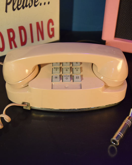 Telephone Microphone - Beige Western Electric Bell Princess
