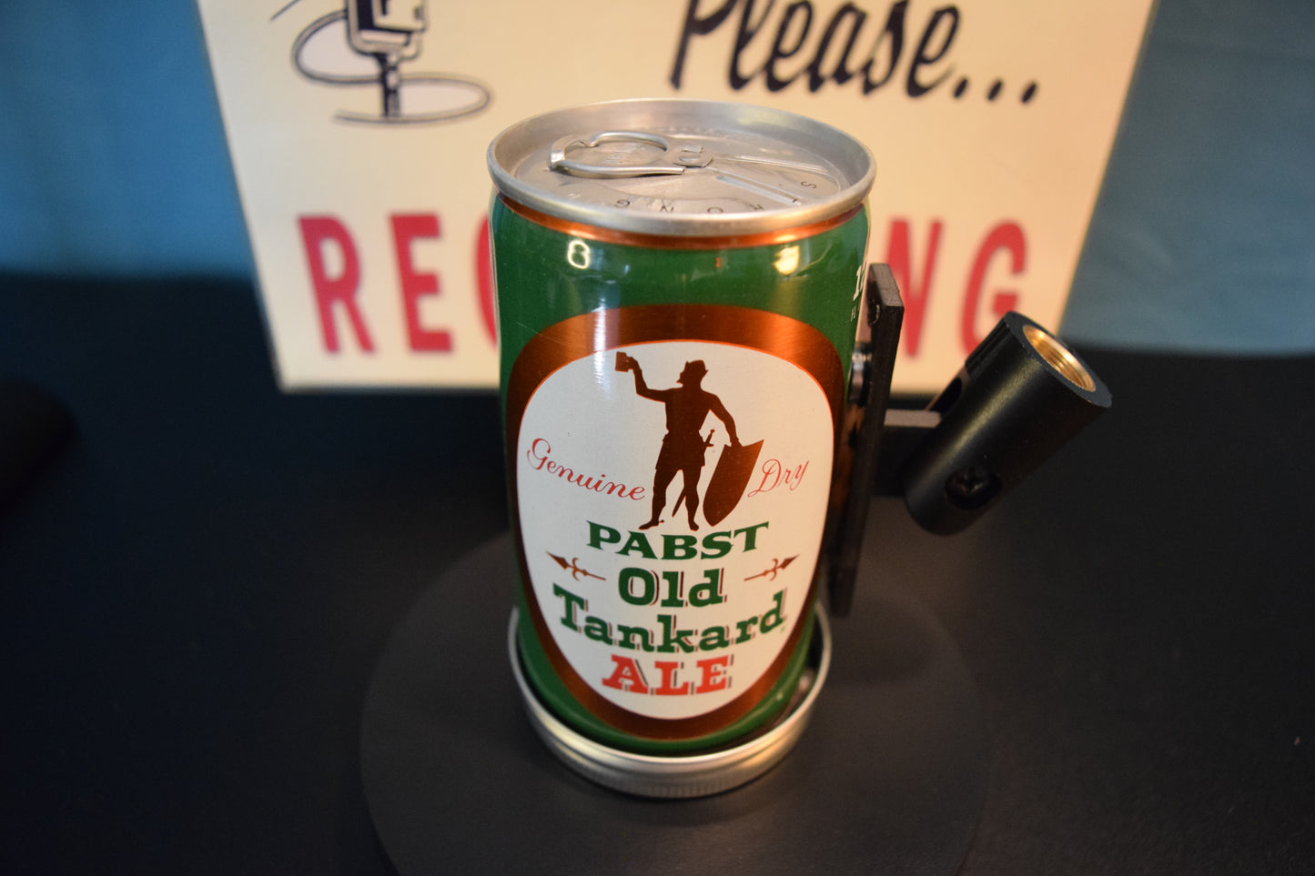 Lo Fi Beer Can Microphone - Pabst Old Tankard