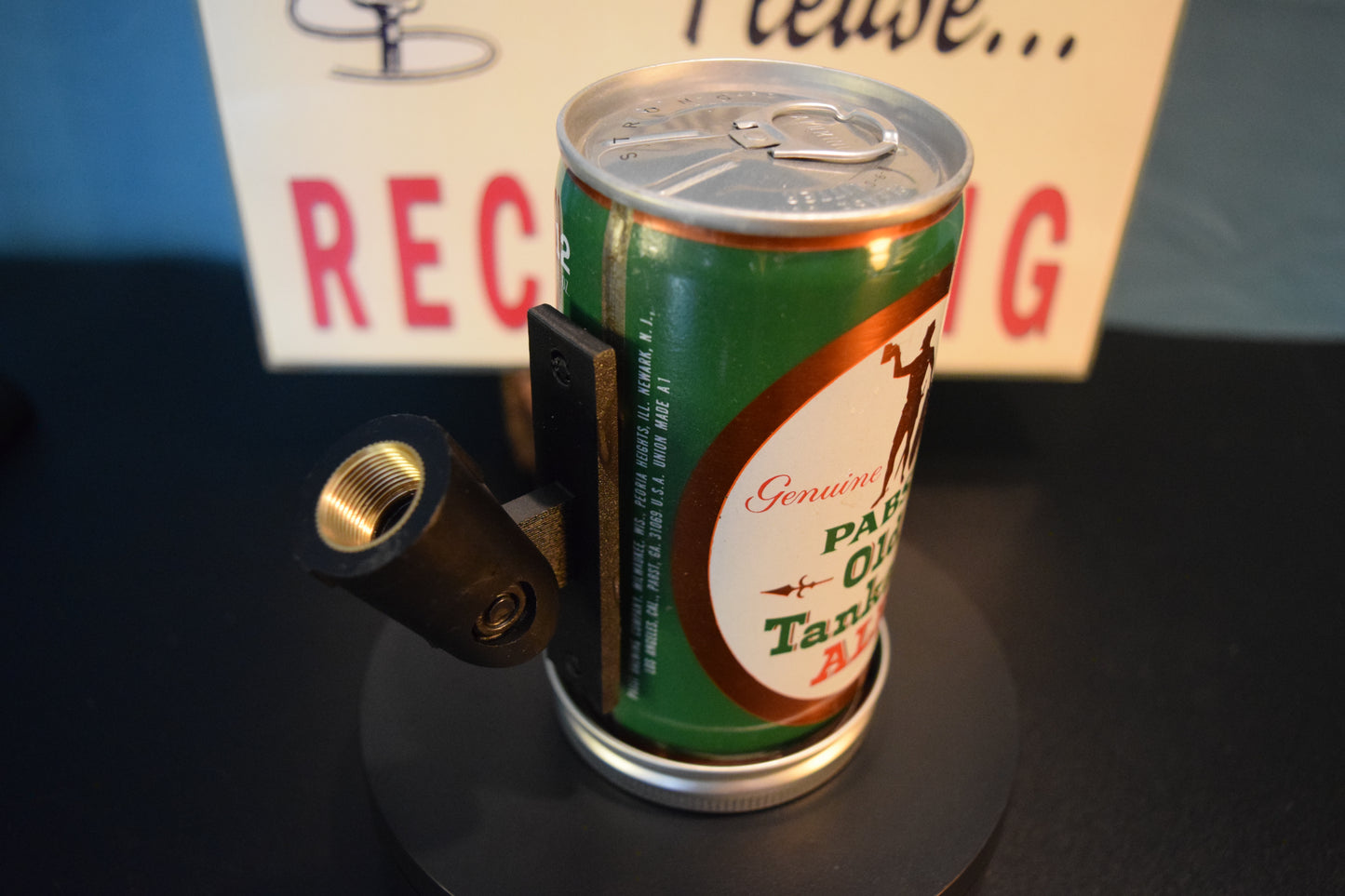 Lo Fi Beer Can Microphone - Pabst Old Tankard