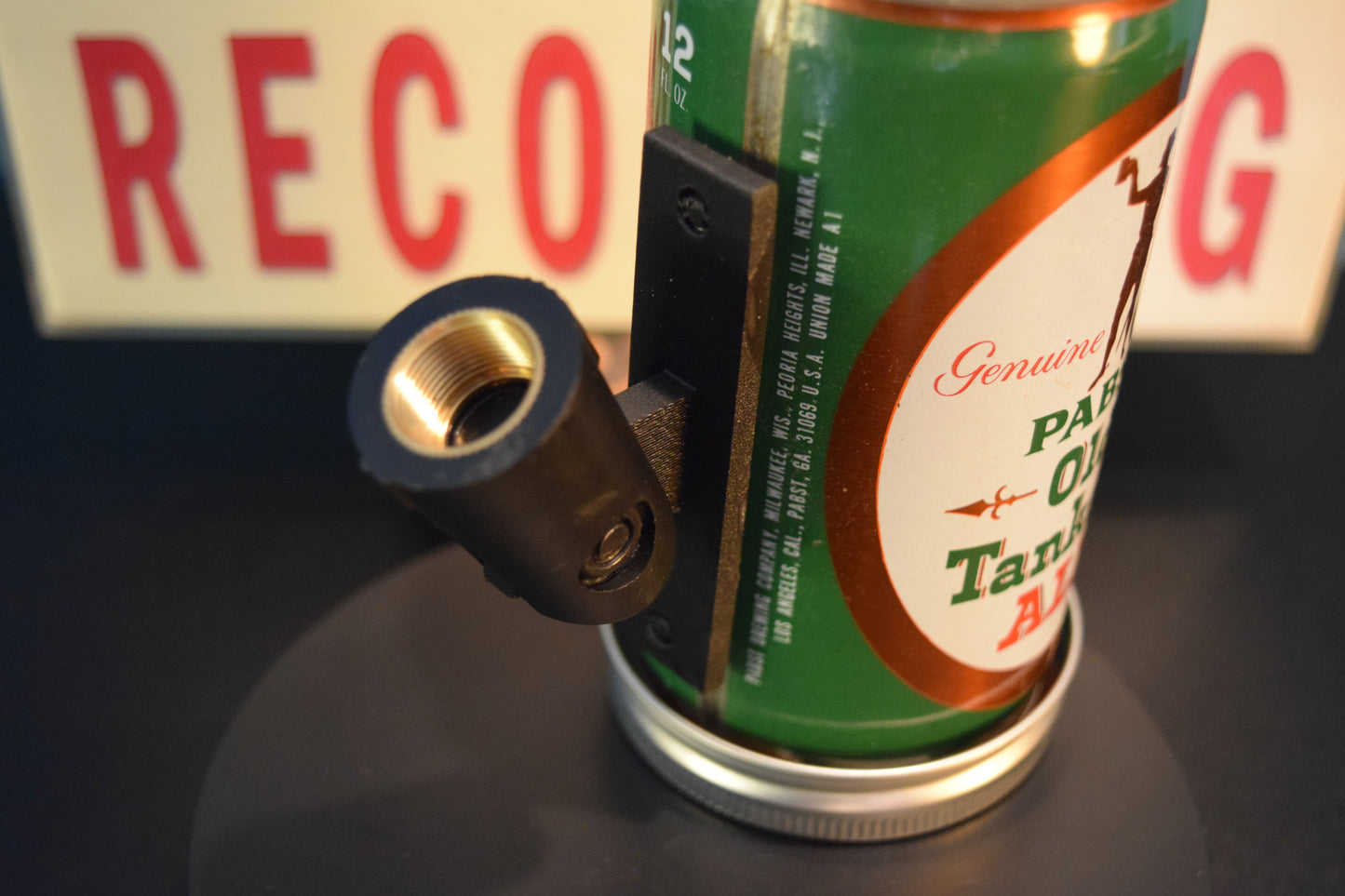 Lo Fi Beer Can Microphone - Pabst Old Tankard