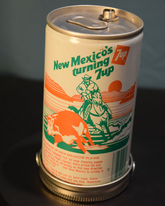 Lo Fi Soda Can Microphone - 1970s 7Up New Mexico