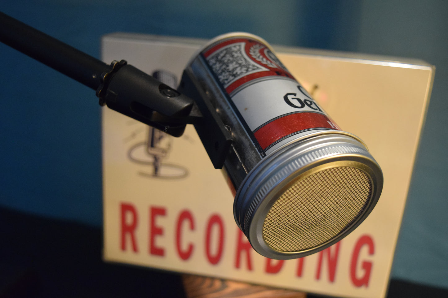 Lo Fi Beer Can Microphone - Old German