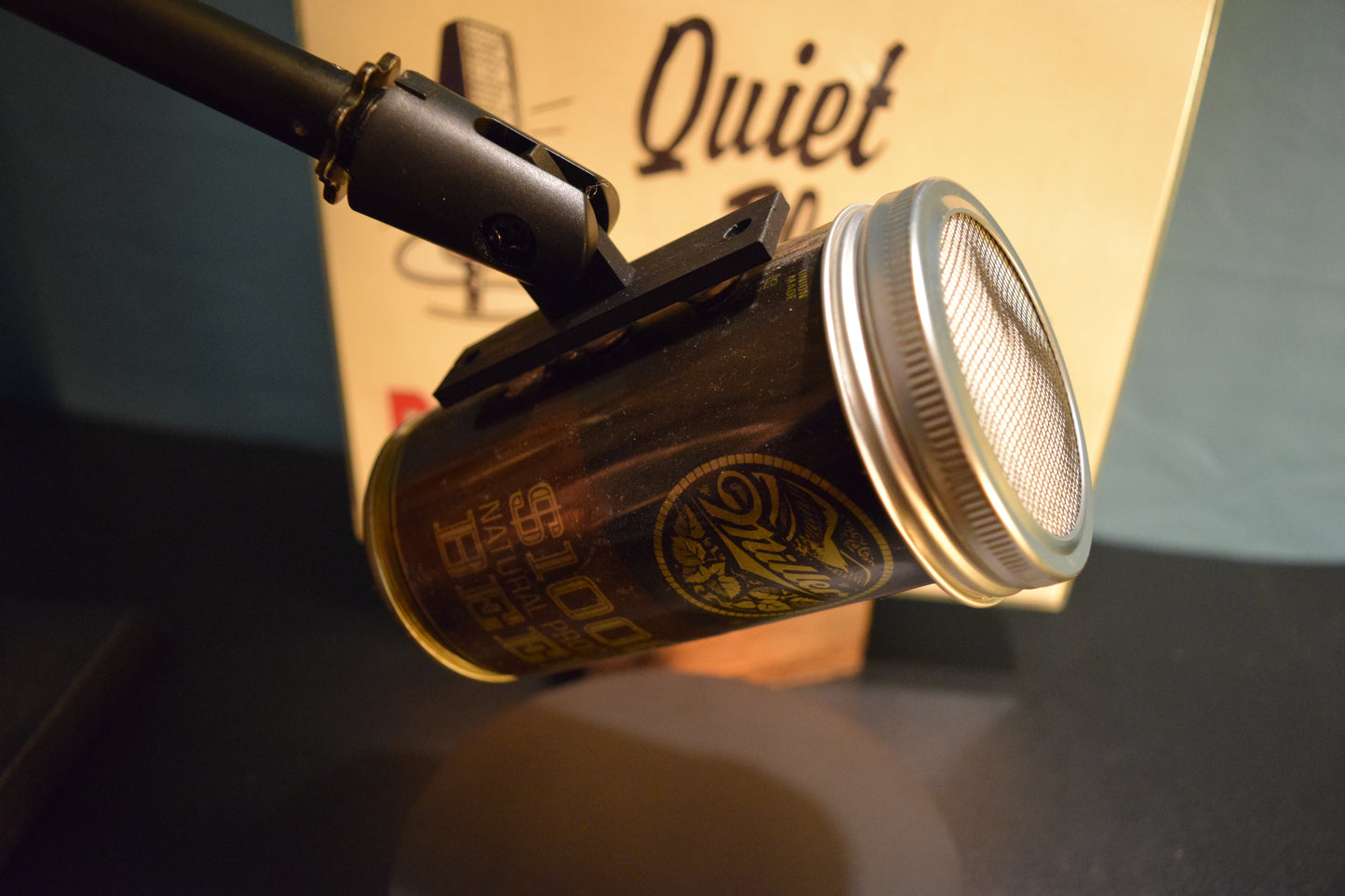 Lo Fi Beer Can Microphone - Miller $1,000 Natural Process Beer