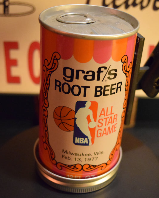 Lo Fi Soda Can Microphone - Graf's Root Beer, 1977 NBA All Star Game