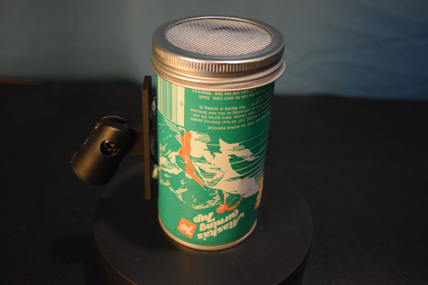Lo Fi Soda Can Microphone - 50 States 1976 7Up Alaska