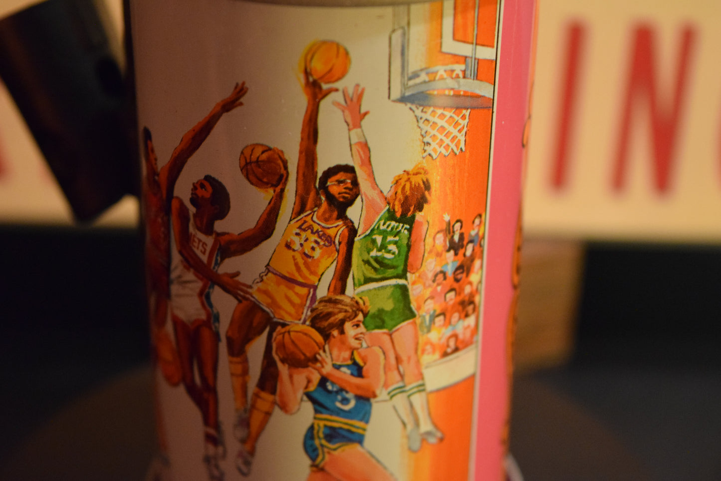 Lo Fi Soda Can Microphone - Graf's Root Beer, 1977 NBA All Star Game