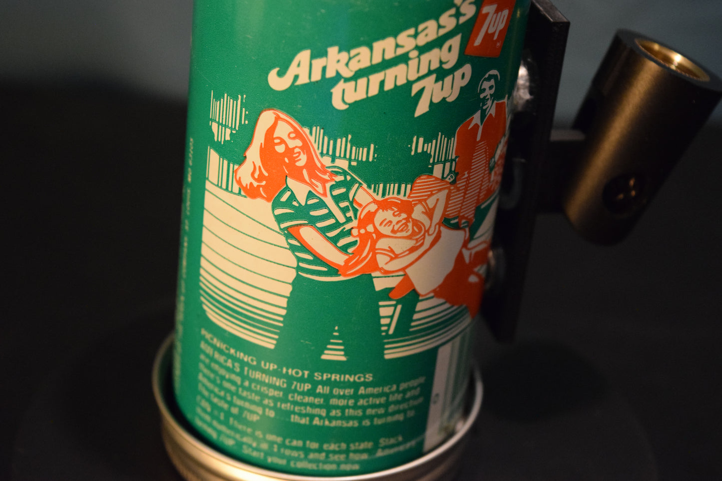 Lo Fi Soda Can Microphone - 50 States 1976 7Up Arkansas