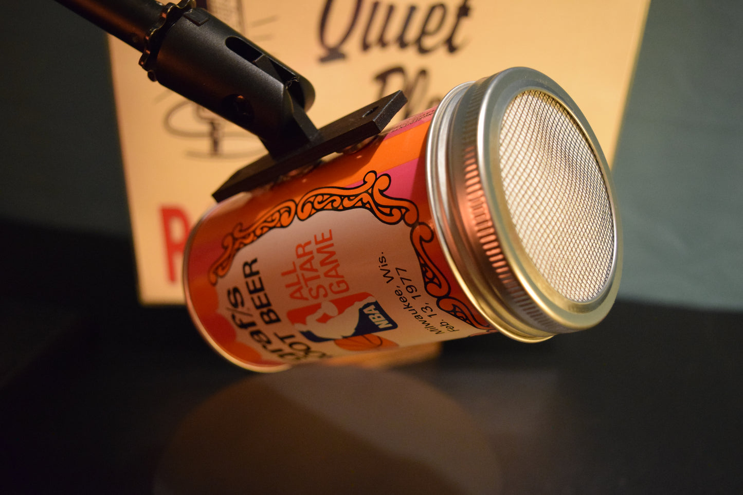 Lo Fi Soda Can Microphone - Graf's Root Beer, 1977 NBA All Star Game