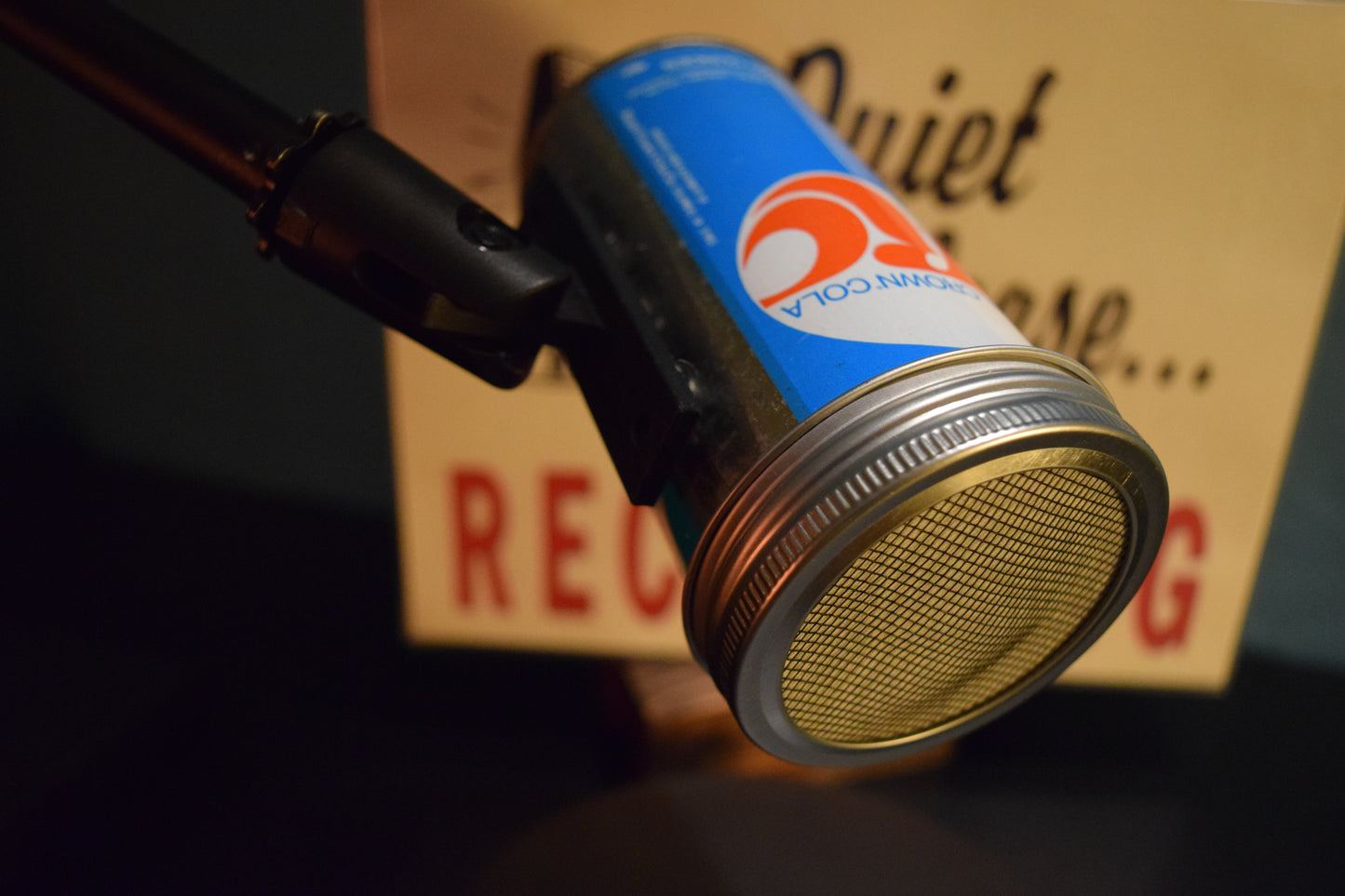 Lo Fi Soda Can Microphone - RC Cola