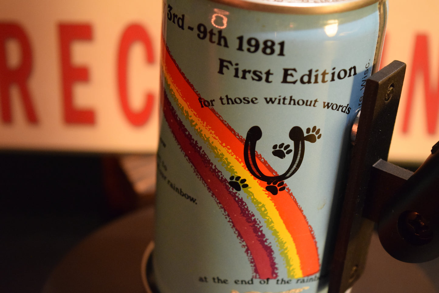 Lo Fi Beer Can Microphone - Rainbow Dog