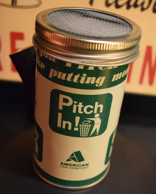 Lo Fi Steel Can Piggy Bank Microphone - Pitch In