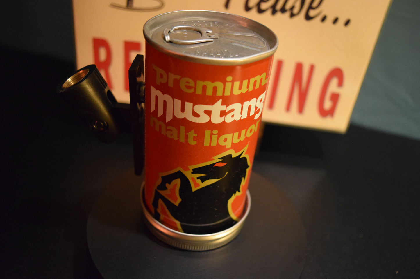 Lo Fi Beer Can Microphone - Premium Mustang