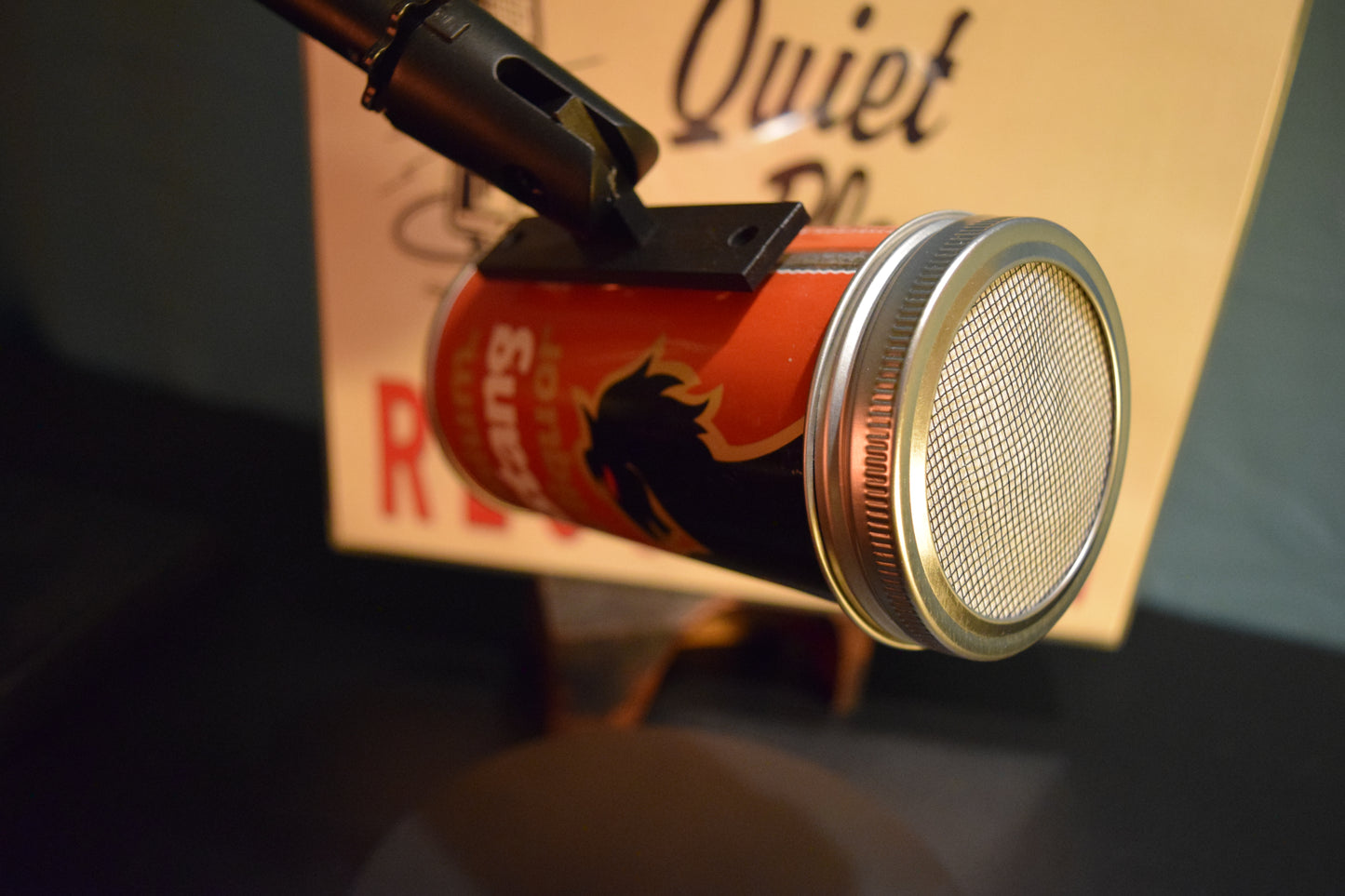 Lo Fi Beer Can Microphone - Premium Mustang