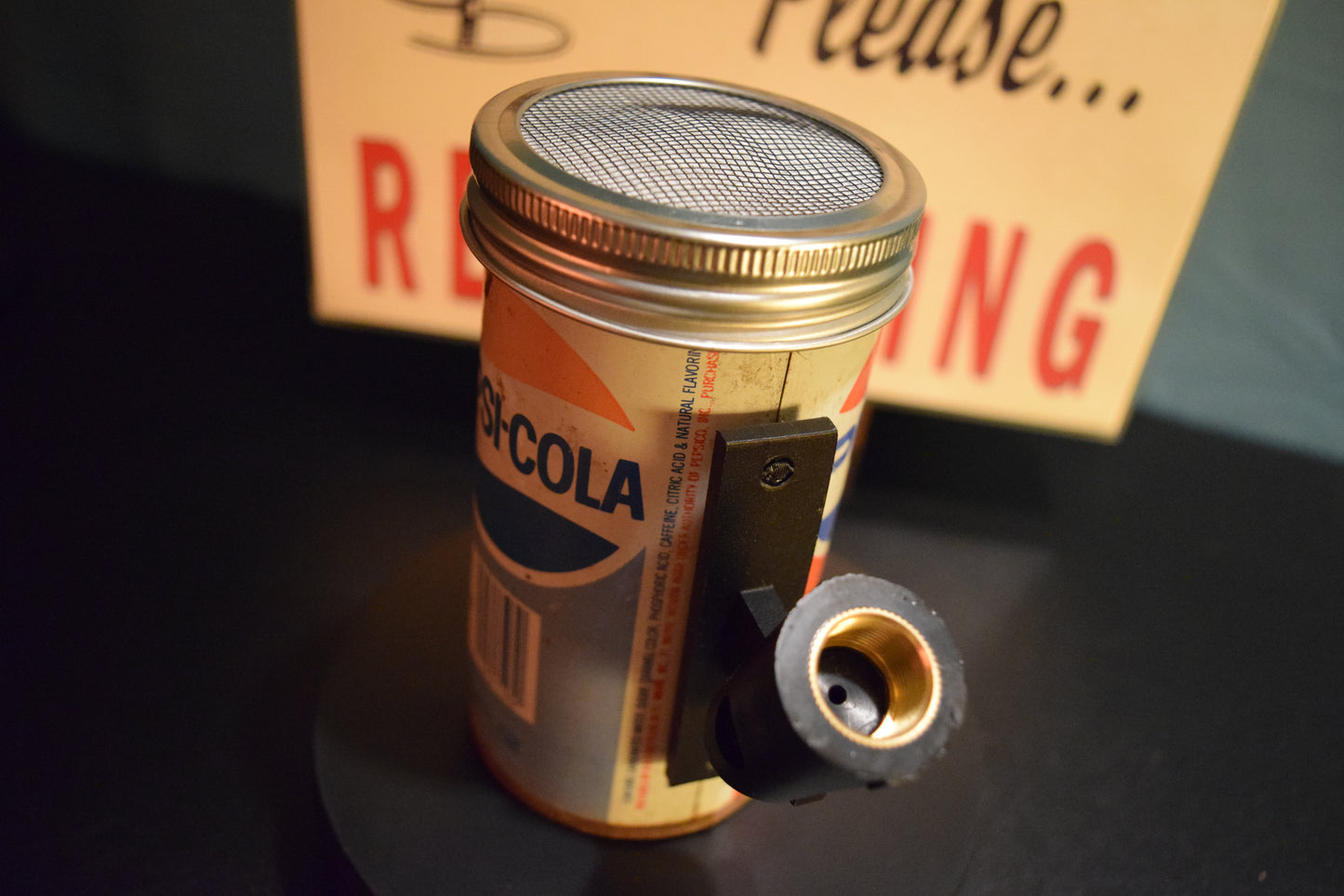 Lo Fi Soda Can Microphone - Pepsi, 1976 USA Bicentennial Anniversary