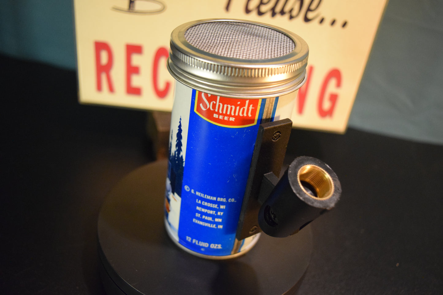 Lo Fi Beer Can Microphone - Schmidt, Ice Fishing