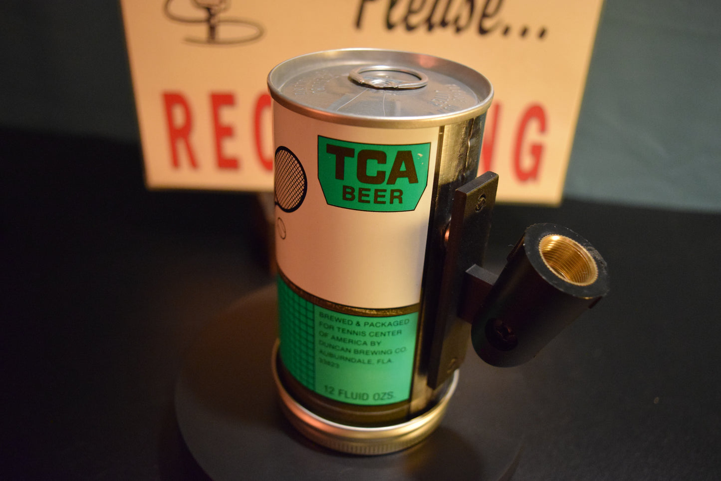 Lo Fi Beer Can Microphone - TCA Beer, Tennis