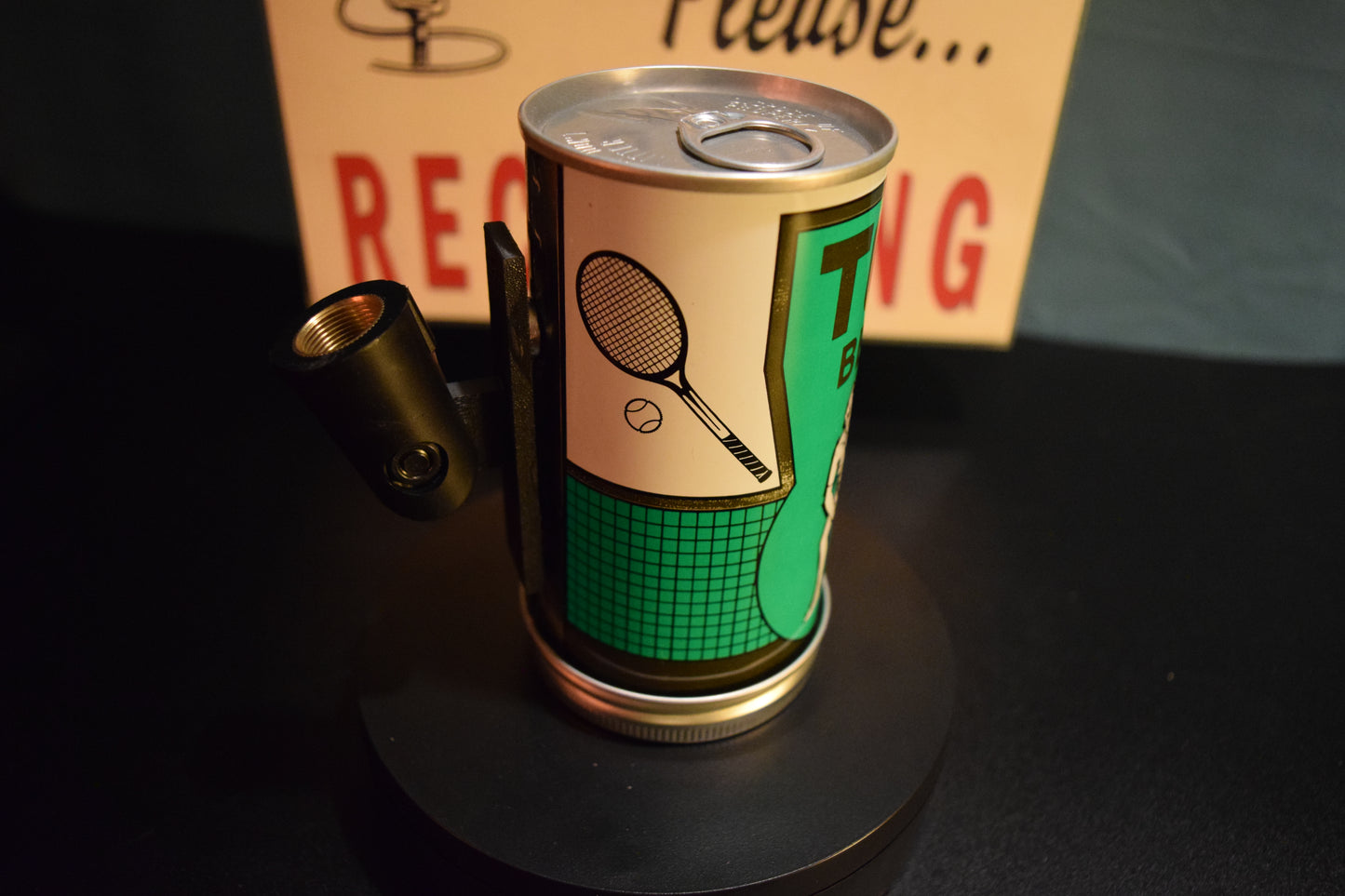 Lo Fi Beer Can Microphone - TCA Beer, Tennis