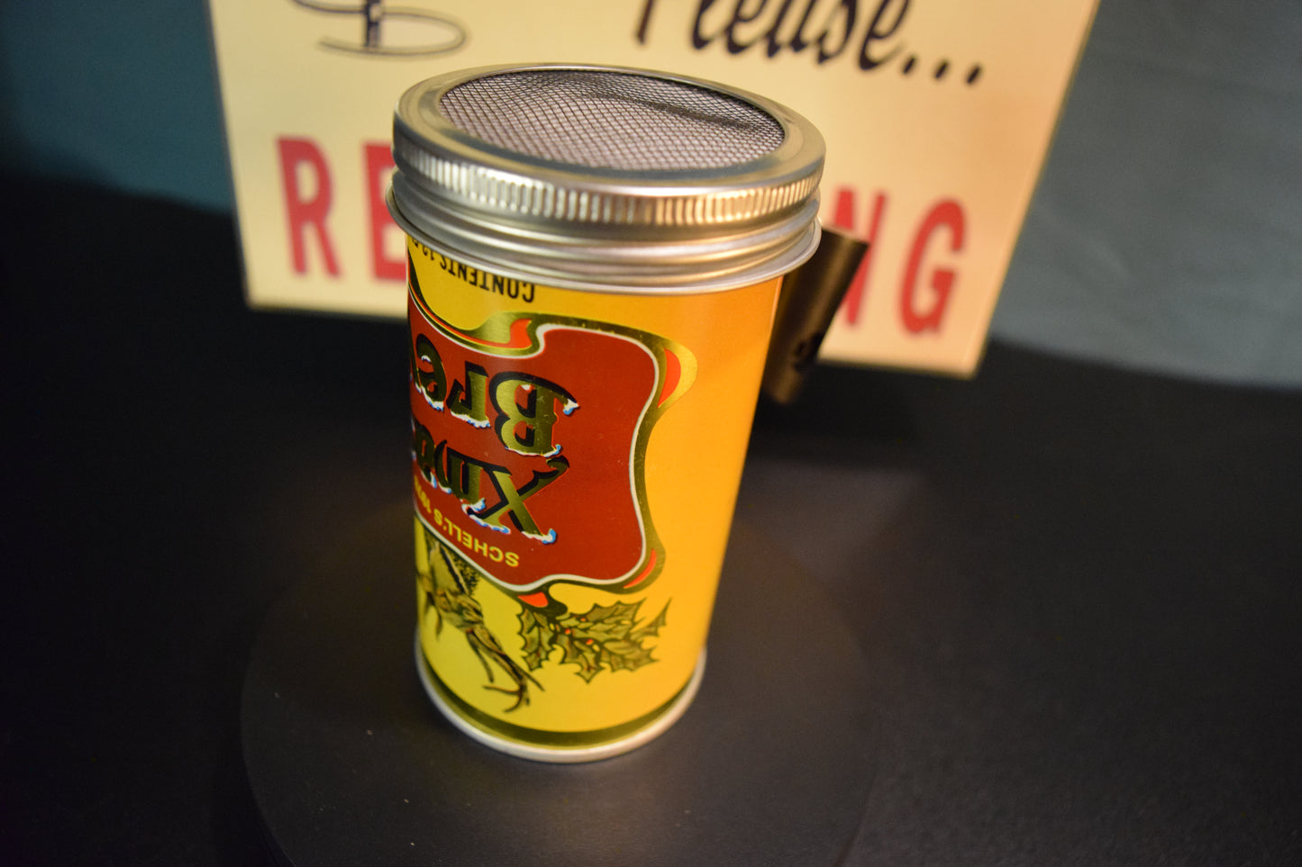 Lo Fi Beer Can Microphone - Schell's Yellow Christmas Xmas Brew