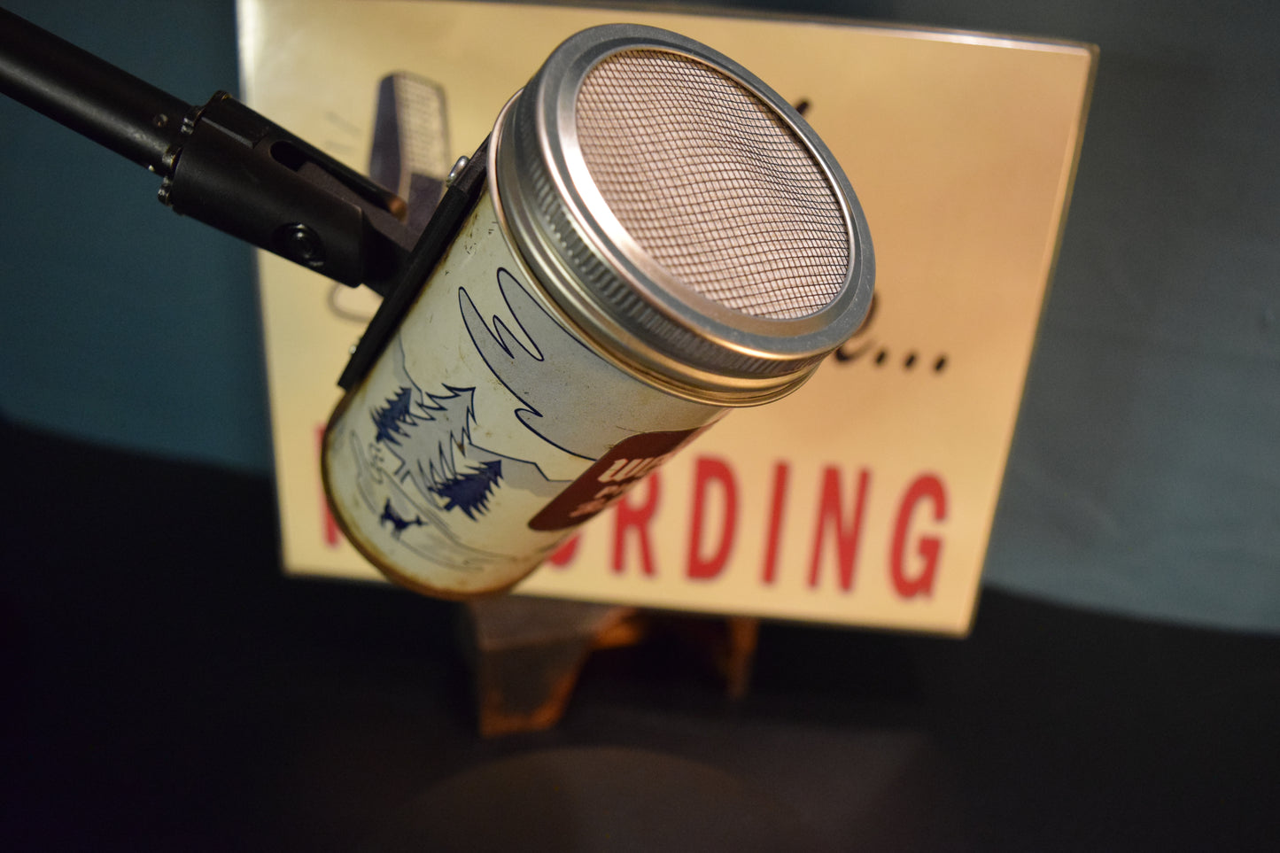 Lo Fi Beer Can Microphone - Hartz Tacoma Western Style