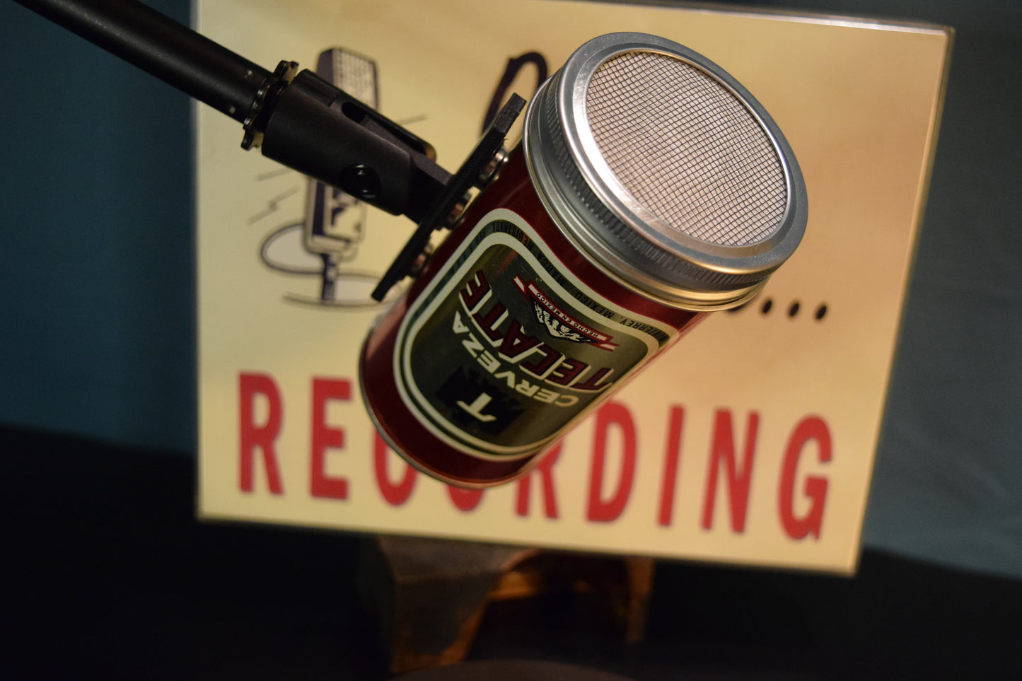 Lo Fi Beer Can Microphone - Tecate