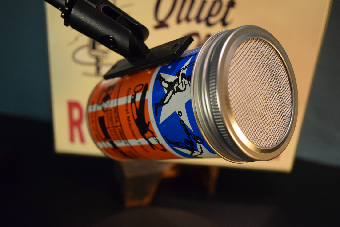 Lo Fi Soda Can Microphone - Graf's Cola, 1975 MLB All Star Game