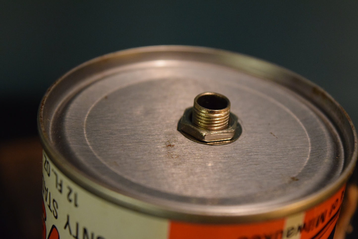 Lo Fi Soda Can Microphone - Graf's Root Beer, 1977 Milwaukee Bucks