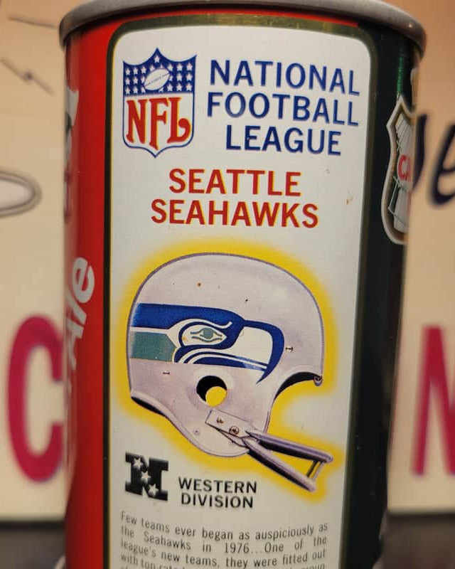 Lo Fi Soda Can Microphone - 1976 NFL Seattle Seahawks